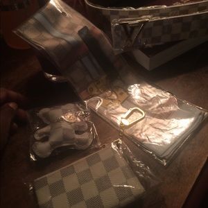 New Belt scarf coin pouch and bear keychain